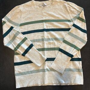 LOFT Cream Knit Sweater